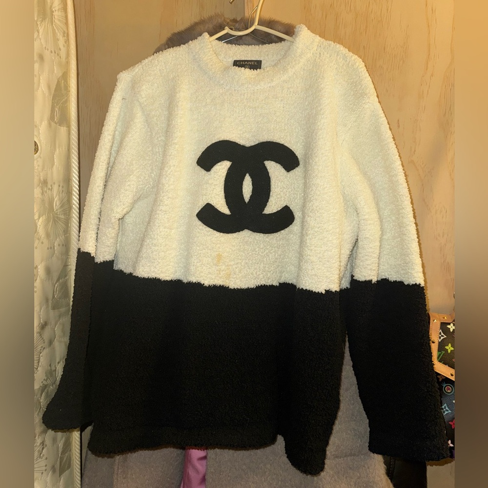 Chanel Monochrome Logo Sweater